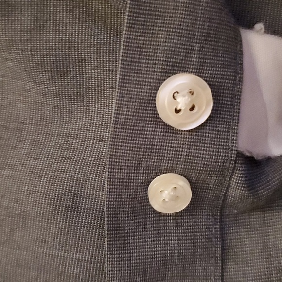 Christian Dior Vintage Mens Grey Dress Shirt - Picture 6 of 8